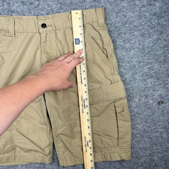 Carhartt Relaxed Fit Ripstop Khaki Cargo Shorts - Picture 6 of 8